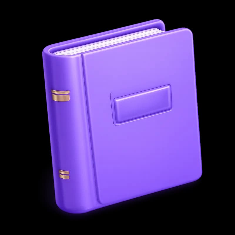 Cuaderno violeta.
