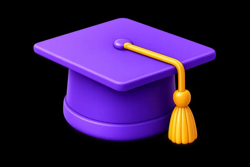 Birrete de graduación.